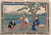 Act VIII (Hachidanme) from the series The Storehouse of Loyal Retainers (Chūshingura)
